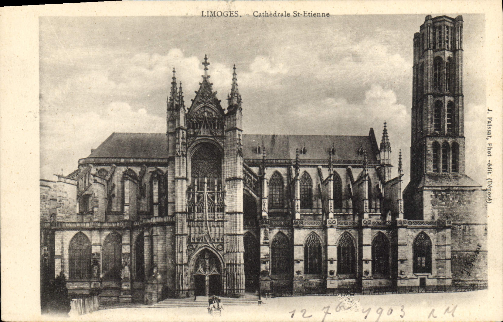 CPA Limoges La Cathedrale St Etienne