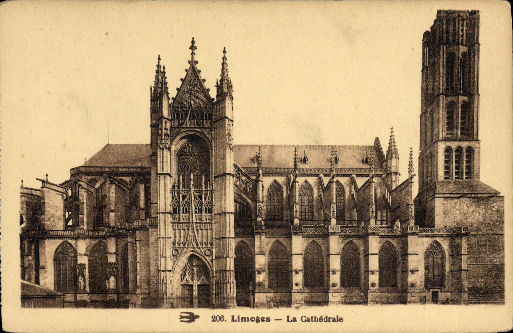 CPA Limoges La Cathedrale