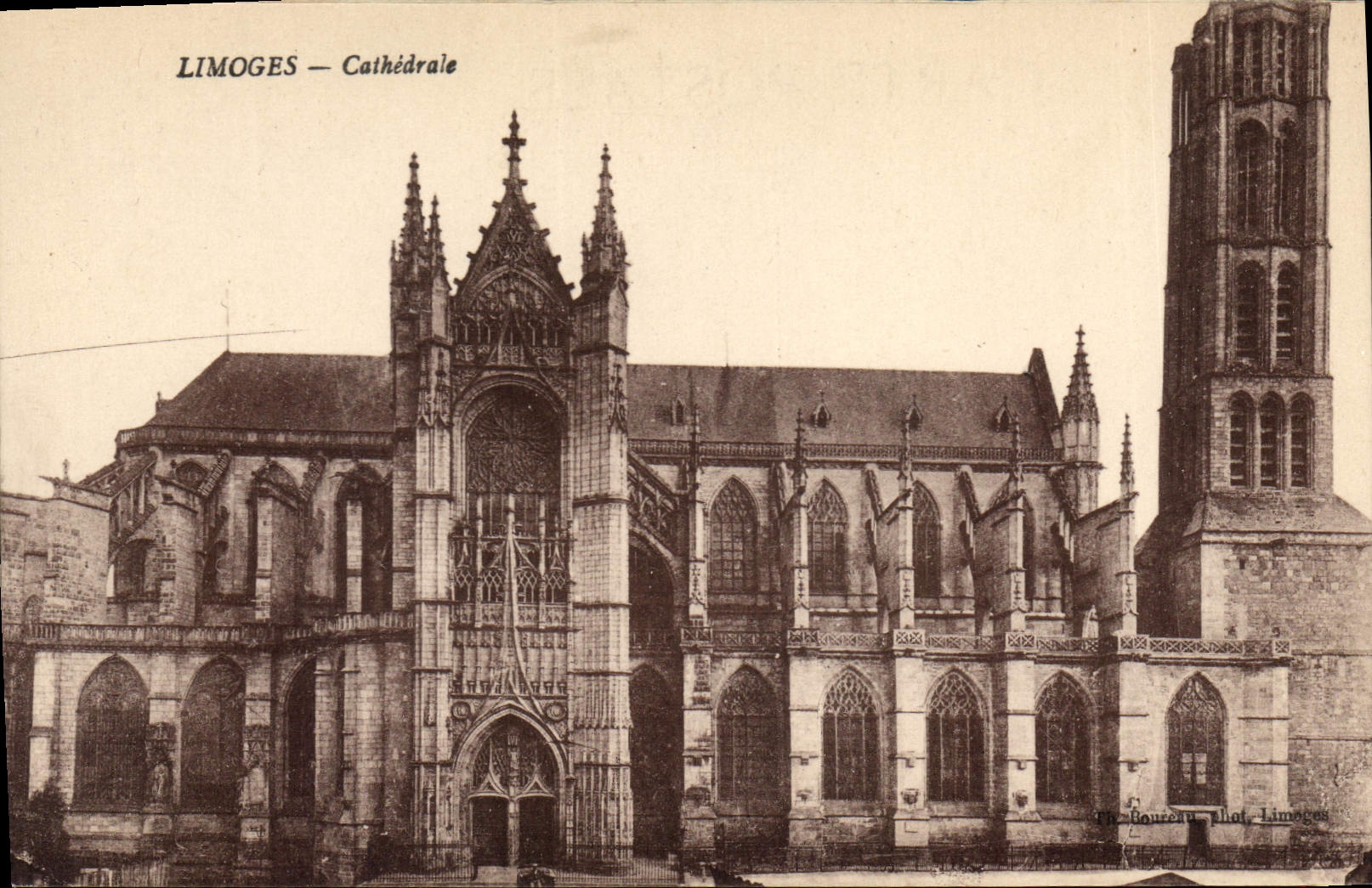 CPA Limoges Cathedrale