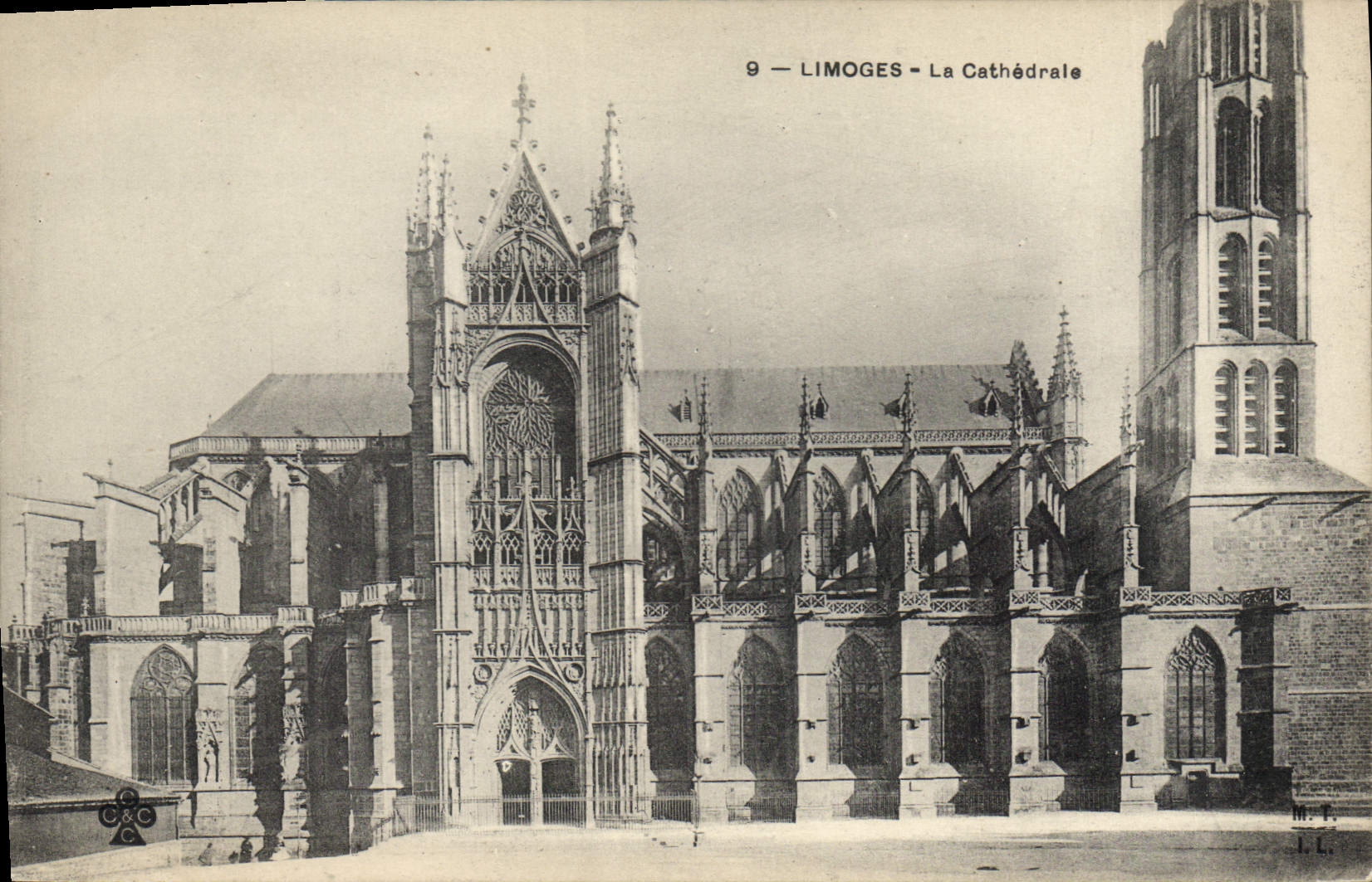 CPA Limoges la Cathedrale