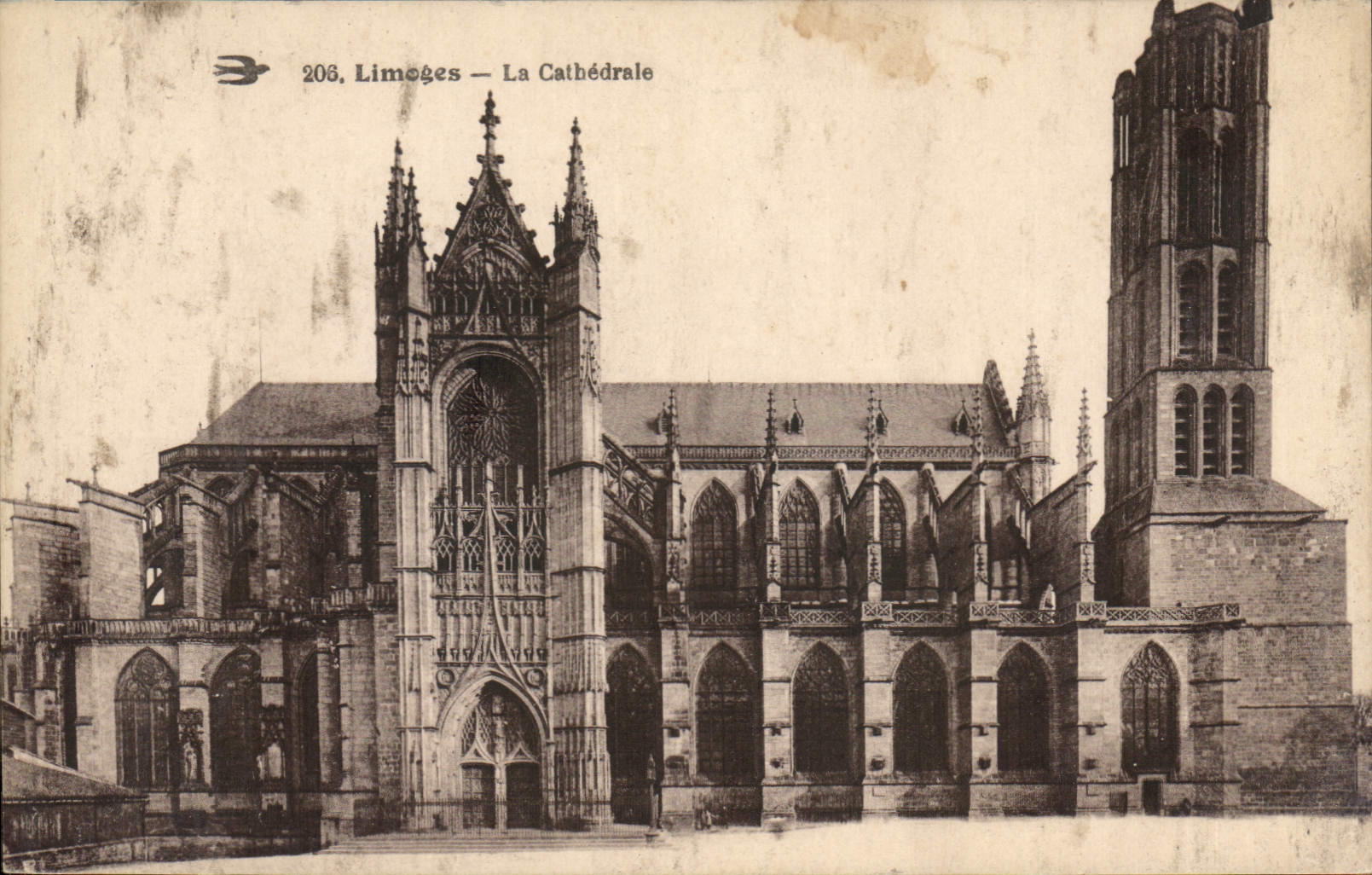 CPA Limoges la Cathedrale