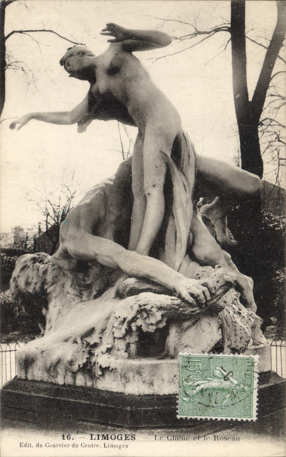CPA Limoges Le Chene et le Roseau