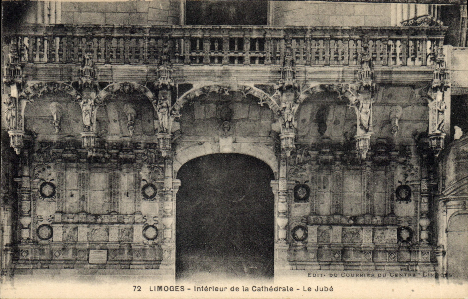 CPA Limoges Interieur de la Cathedrale Le Jube
