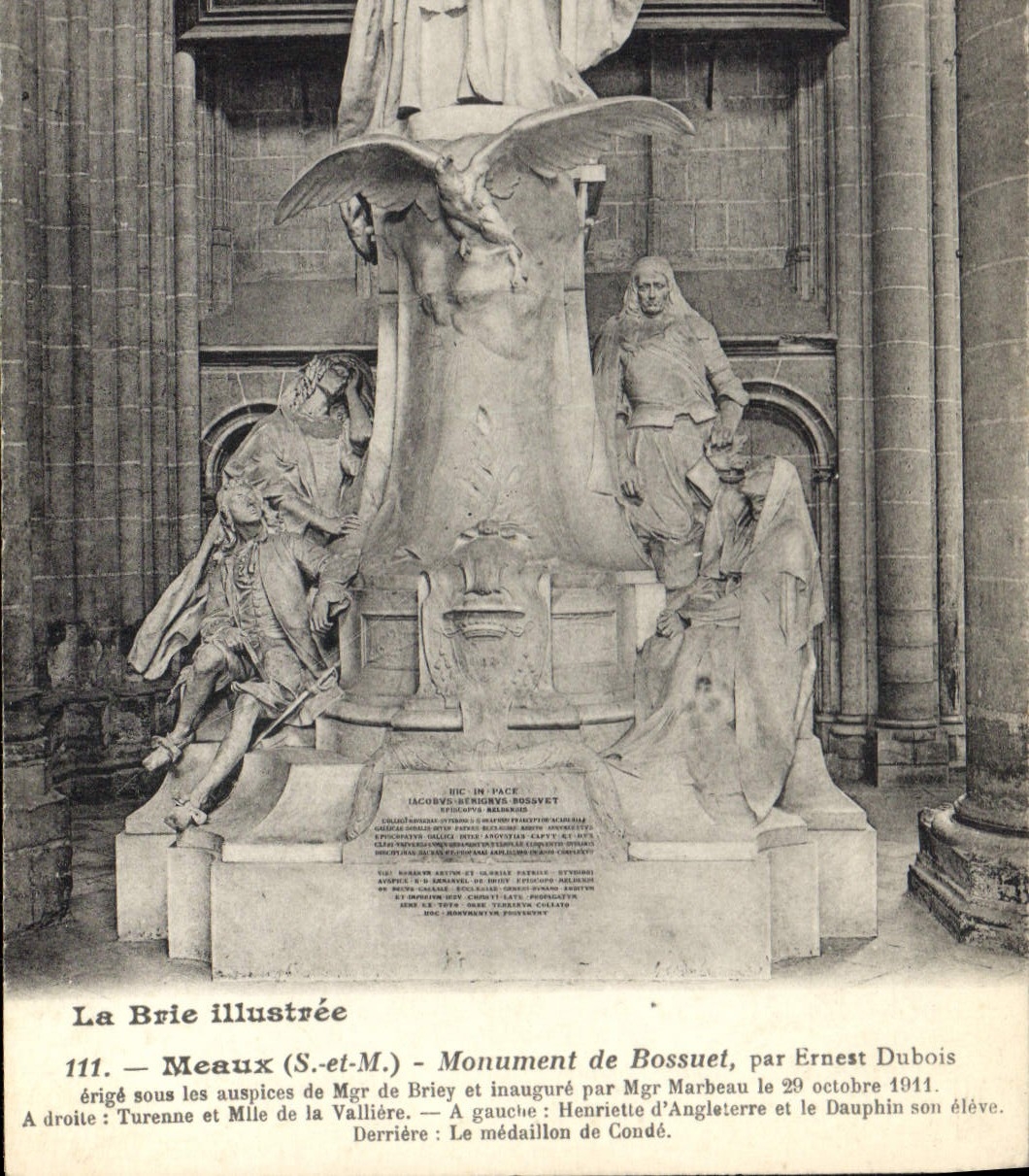 CPA Meaux La Brie illustree Monument de Bossuet par Ernest Dubois