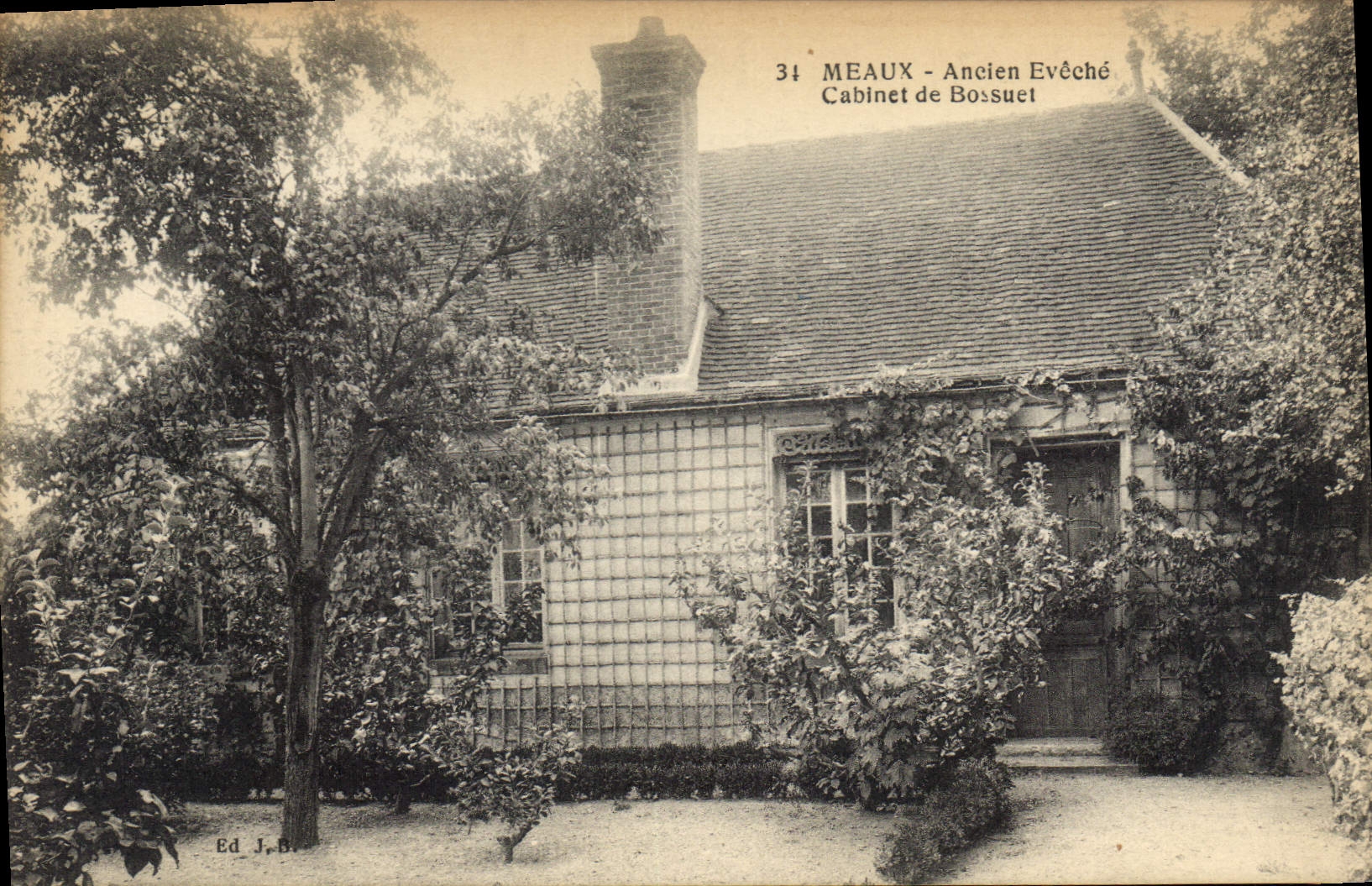 CPA Meaux Ancien Eveche Cabinet de Bossuet