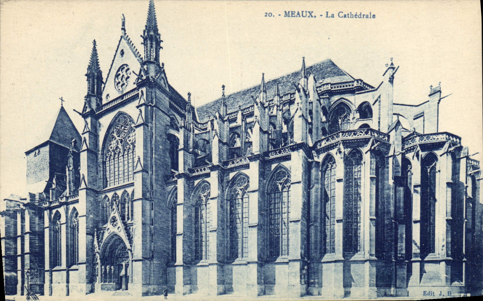 CPA Meaux La Cathedrale