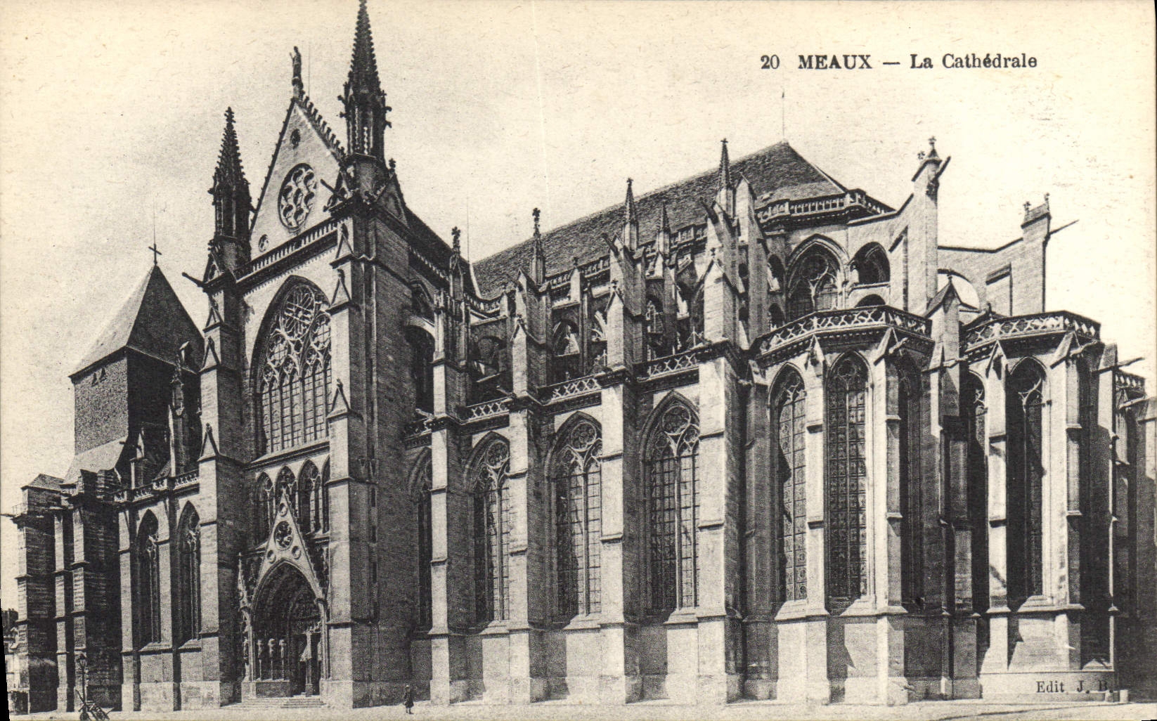 CPA Meaux La Cathedrale