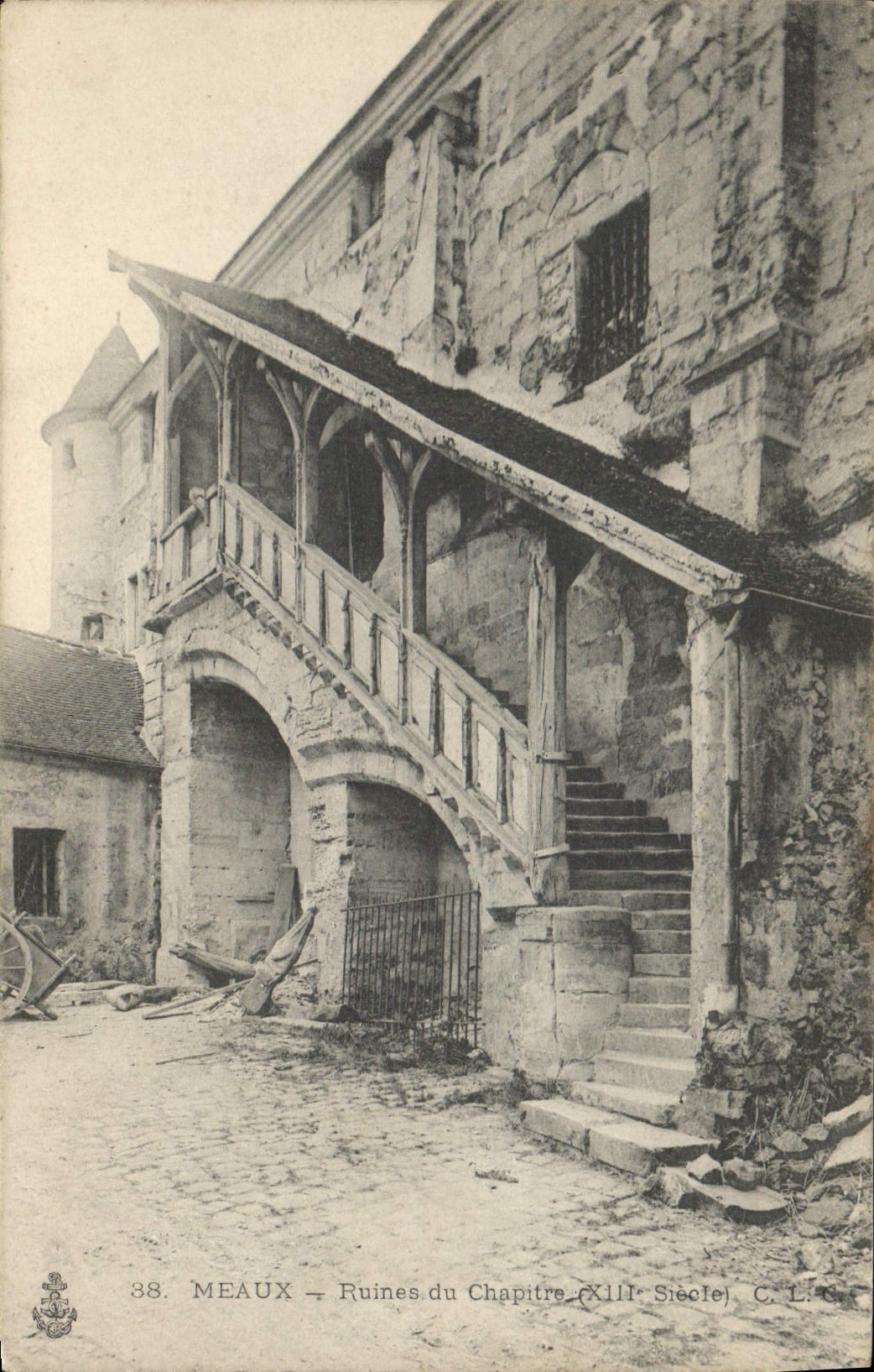 CPA Meaux Ruines du Chapitre (XIIIe siecle)