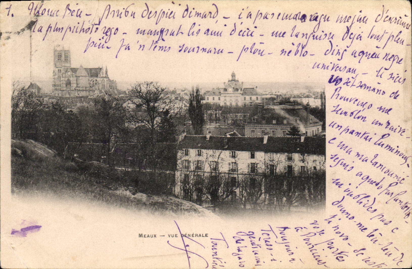 CPA Meaux vue generale
