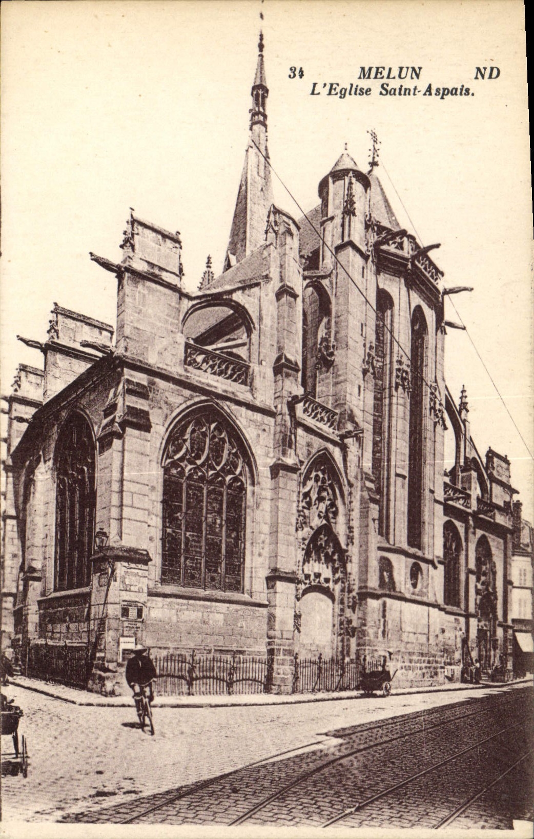 CPA Meaux L'Eglise Saint Aspais