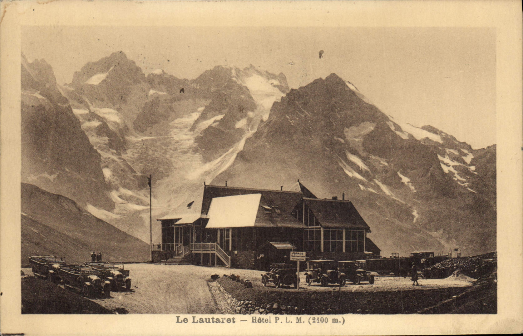 CPA Le Lautaret Hotel P L M (2100 l)