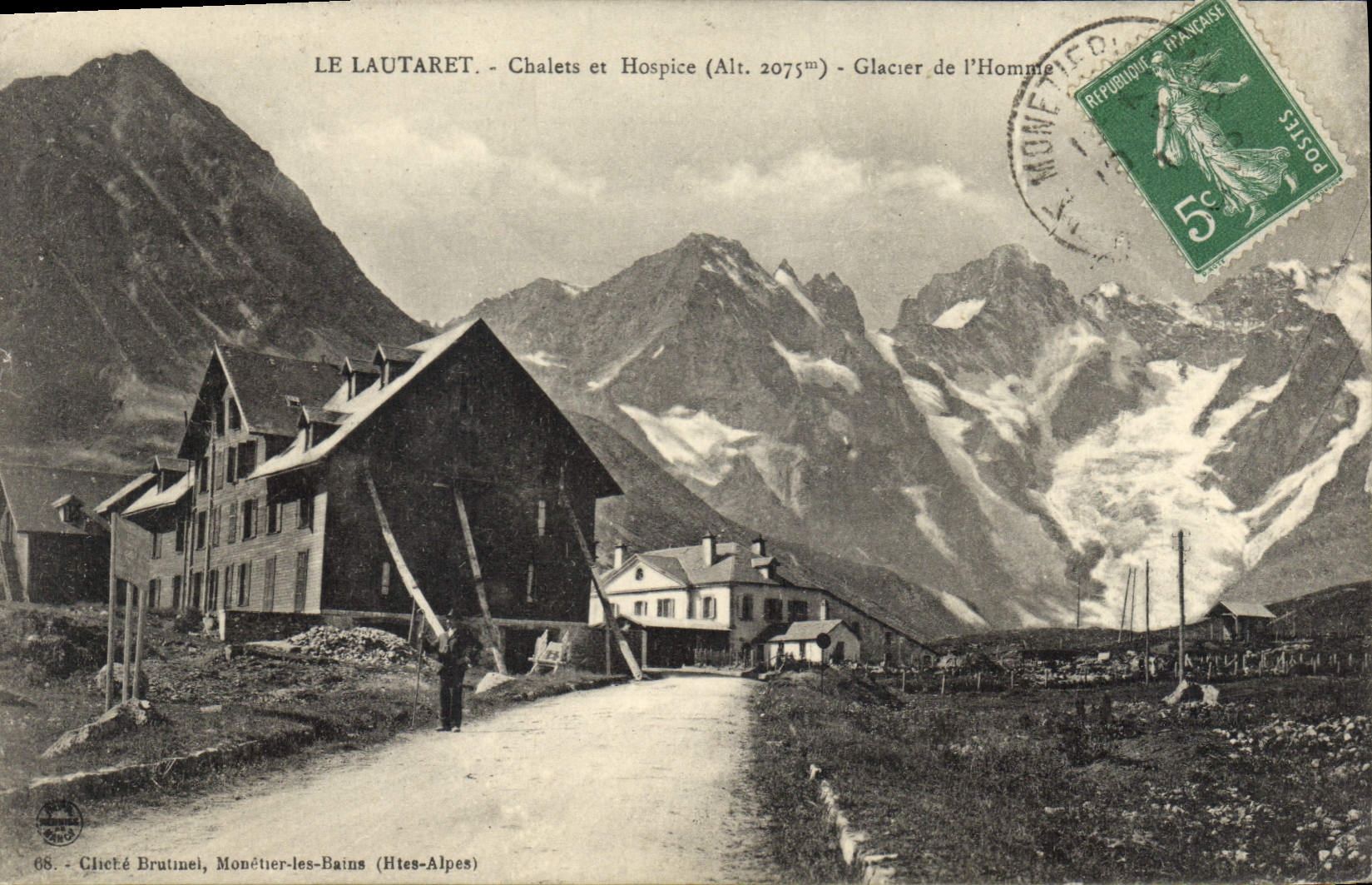 CPA Le Lautaret Chalets et Hospice (alt 2075 m) Glacier de l'Homme