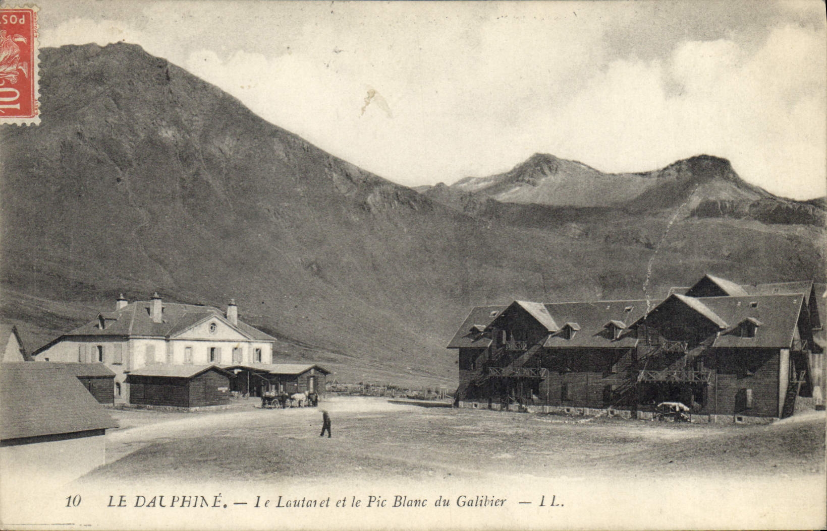CPA Le Dauphine Le Lautaret et le Pic Blanc du Galibier