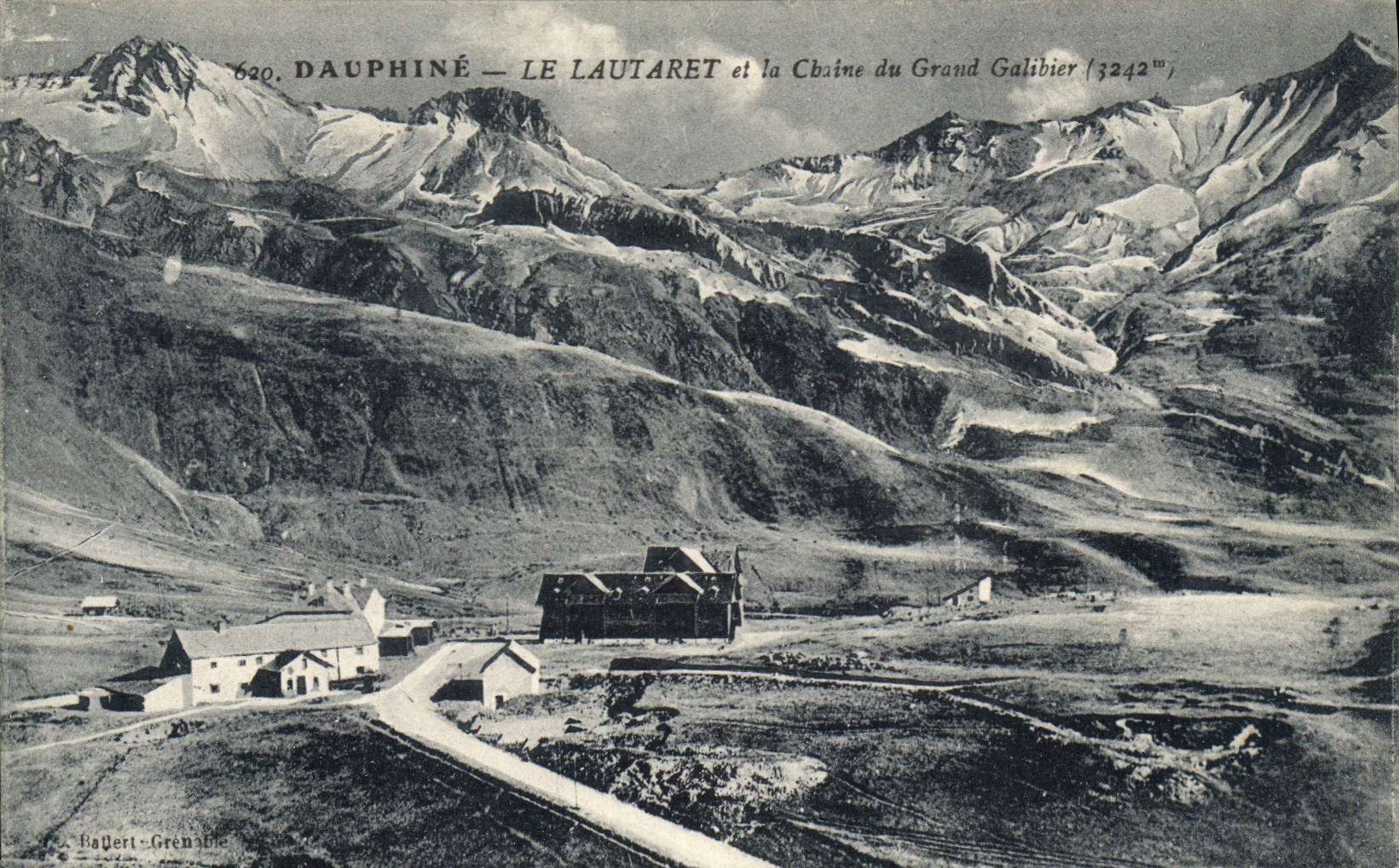 CPA Dauphine Le Lautaret et la Chaine du Grand Galibier (3242 m)