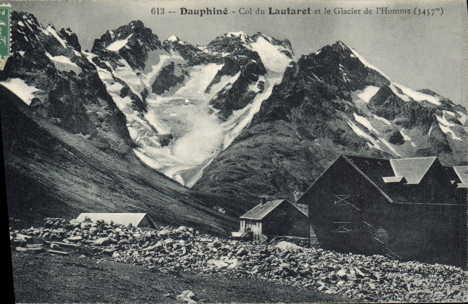 CPA Dauphine Col du Lautaret et le Glacier de l'Homme (3457 m)