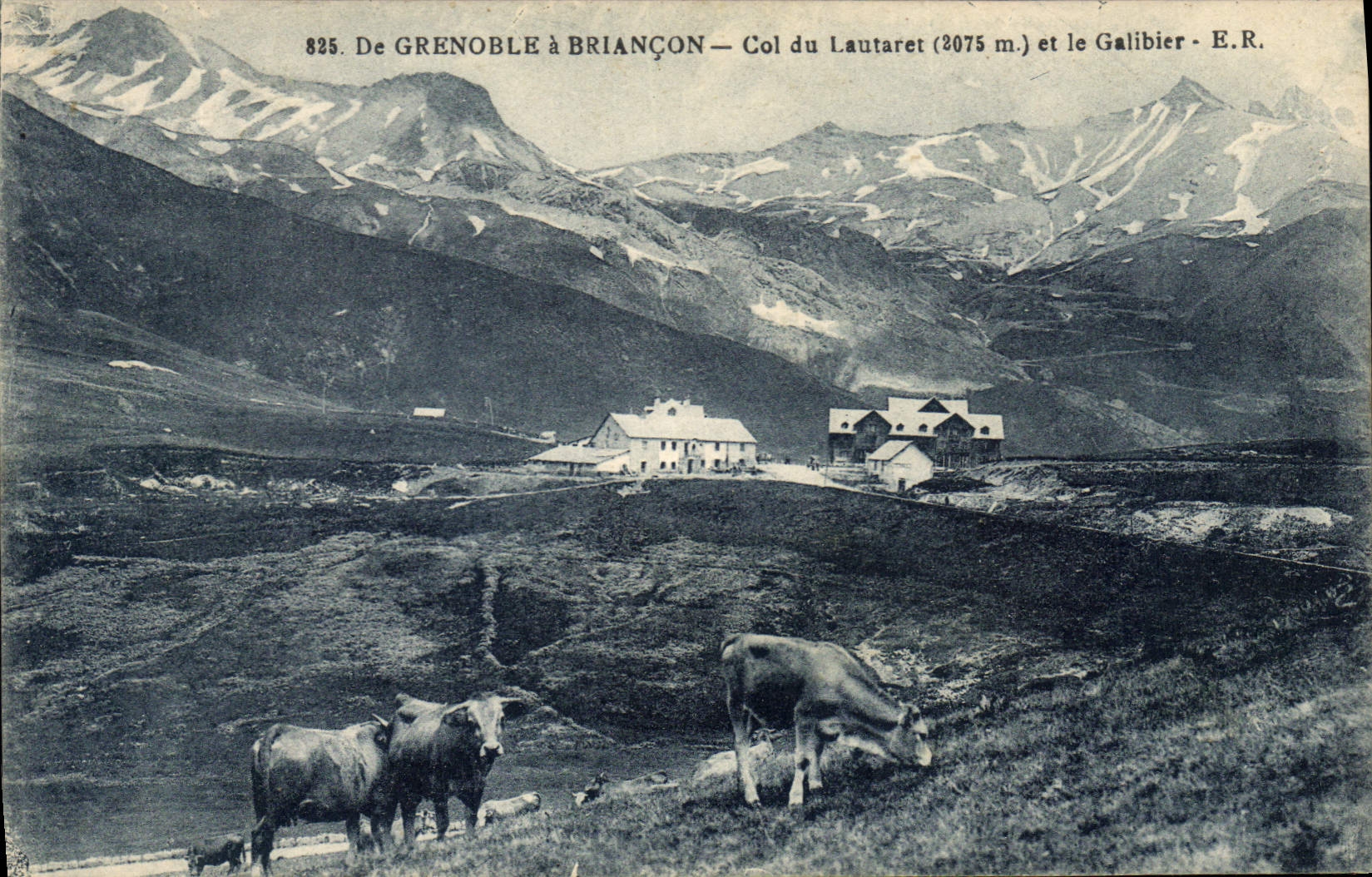 CPA De Grenoble a Briancon Col du Lautaret (2075 m) et le Galibier Vaches
