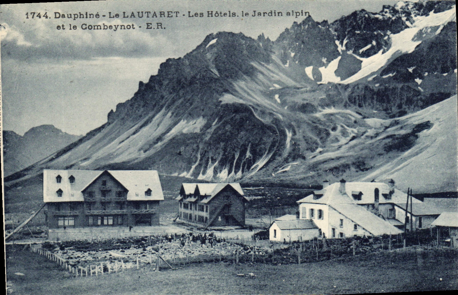 CPA Dauphine Le Lautaret Les Hotels le Jardin Alpin et le Combeynot