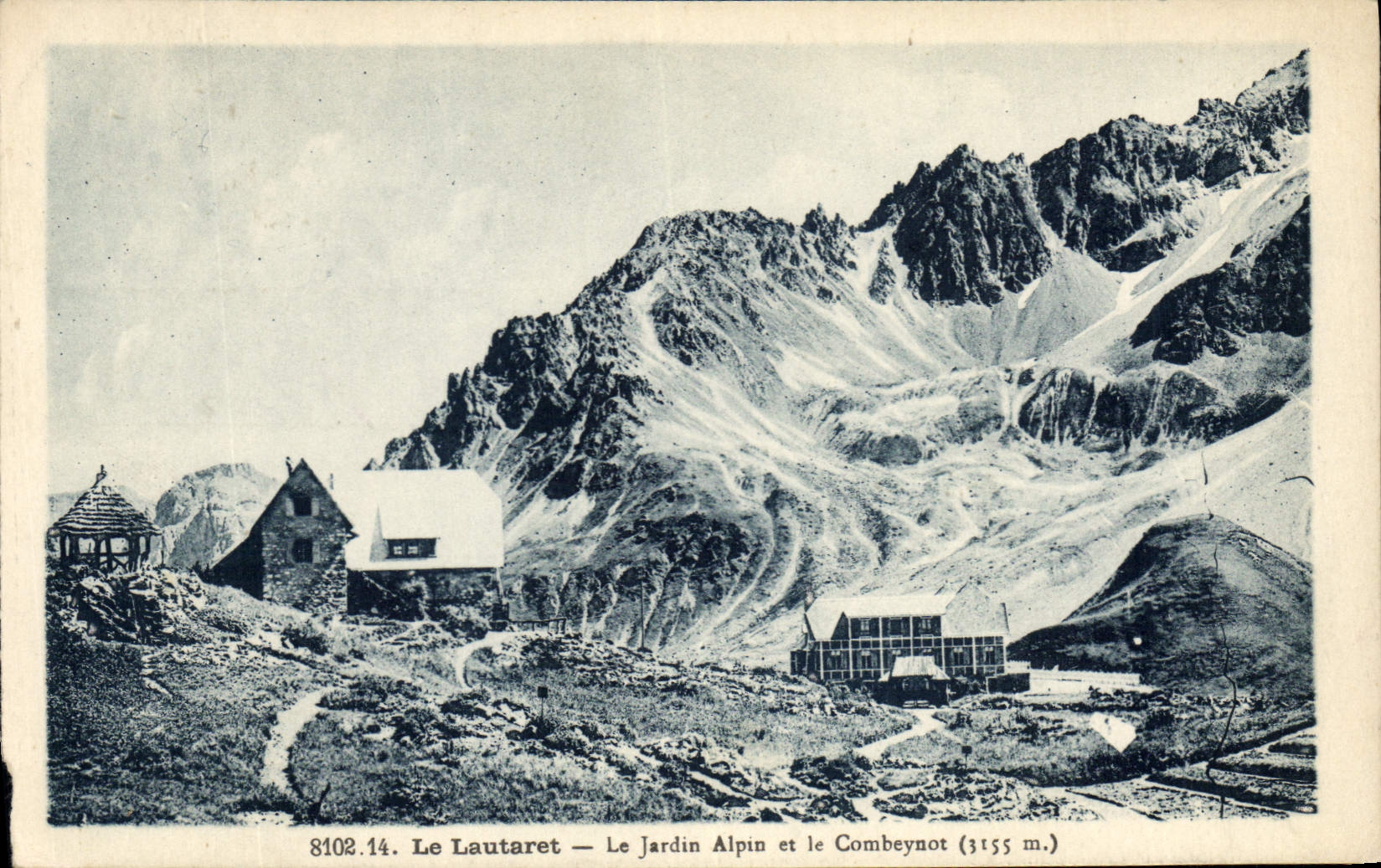 CPA Le Lautaret Le Jardin Alpin et le Combeynot