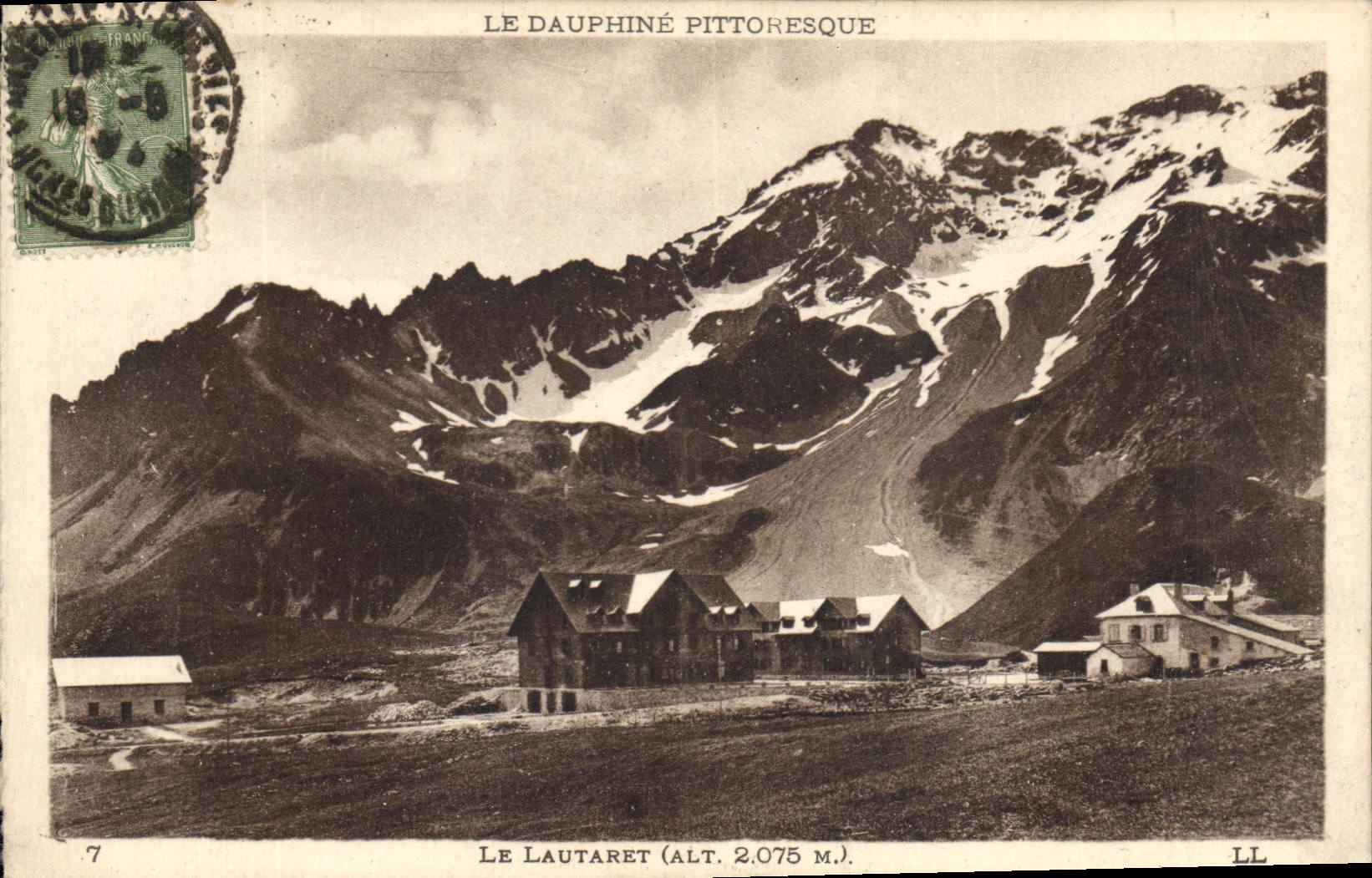 CPA Dauphine artistique le Lautaret (alt 2075 m)