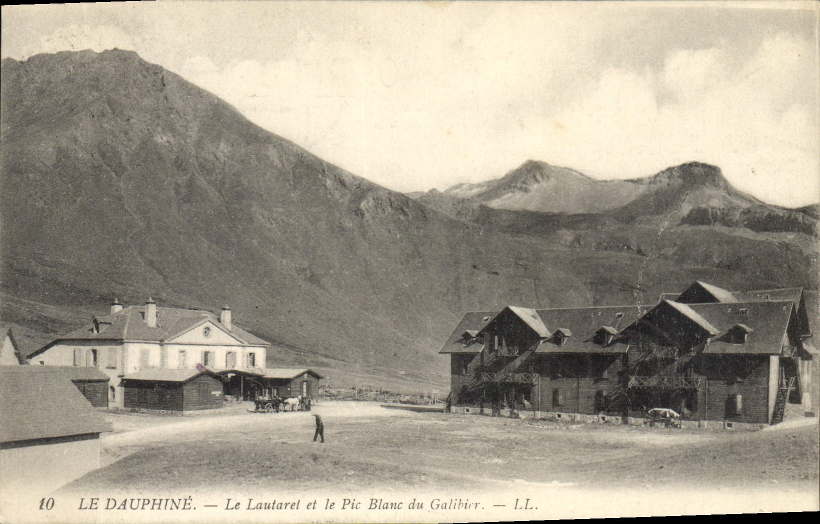 CPA Le Dauphine Le Lautaret et le Pic Blanc du Galibier