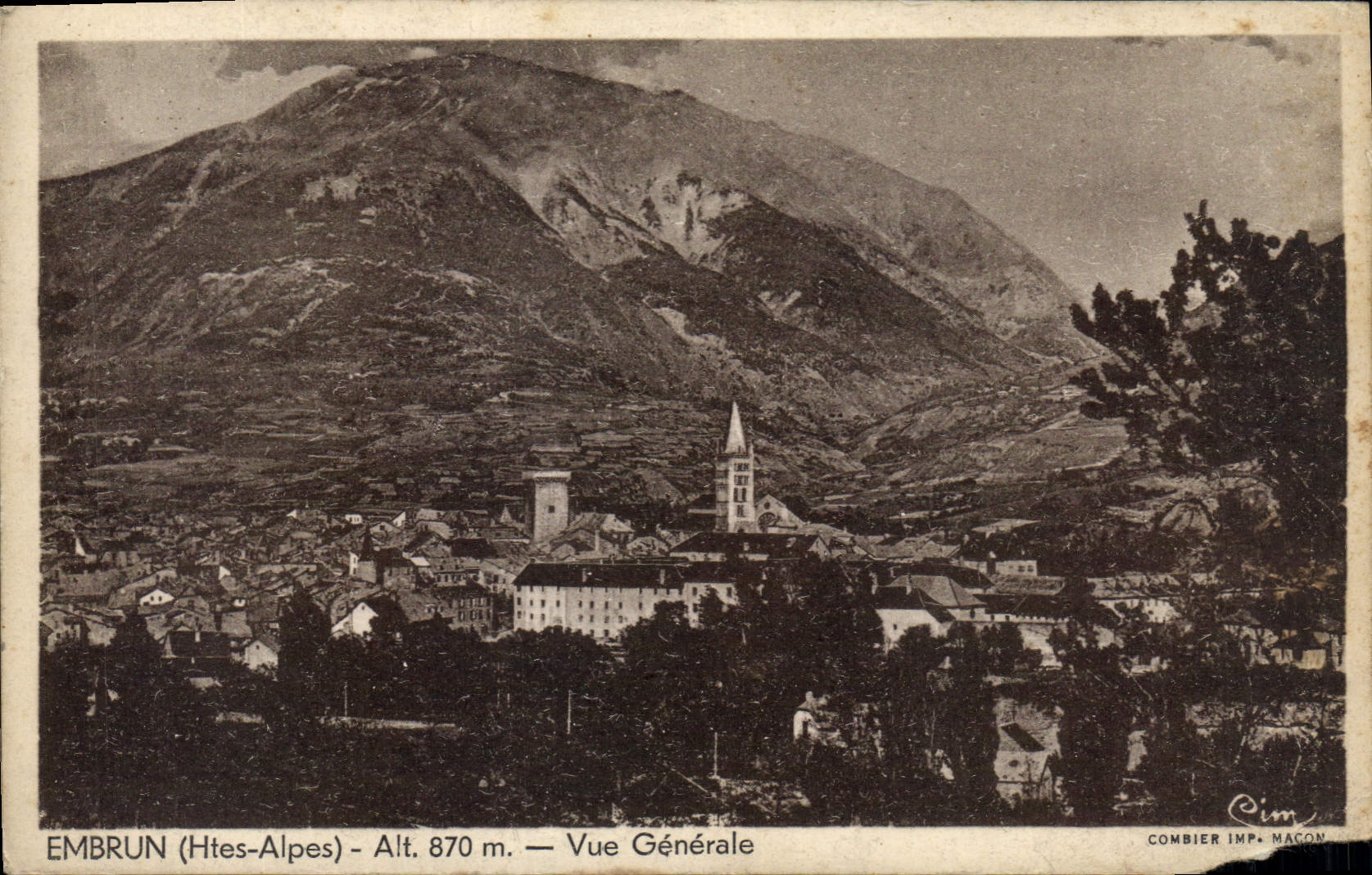 CPA Embrun ( H A) (870 m) Vue generale