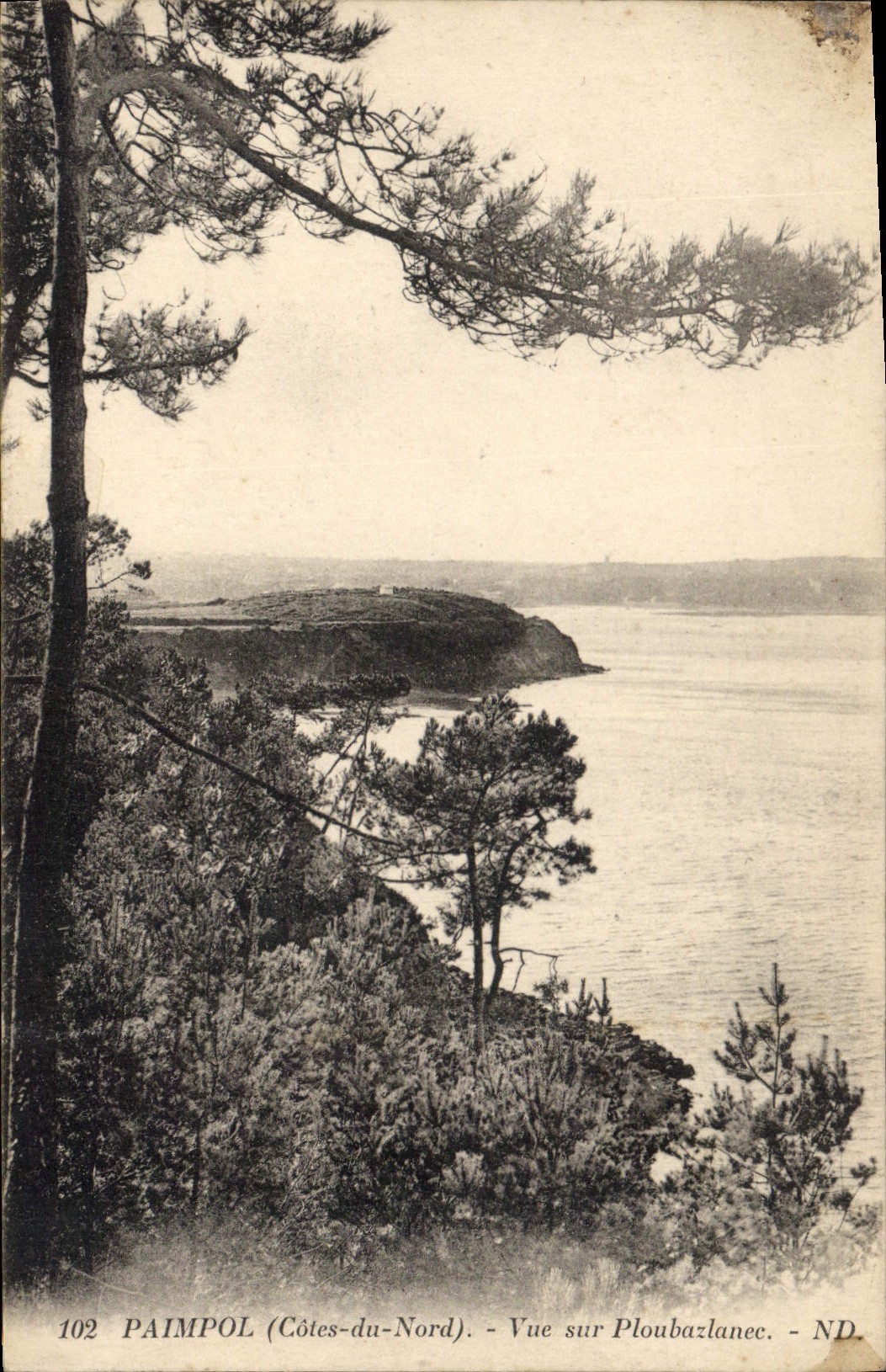 CPA Paimpol (C du N) Vue sur Ploubazlance