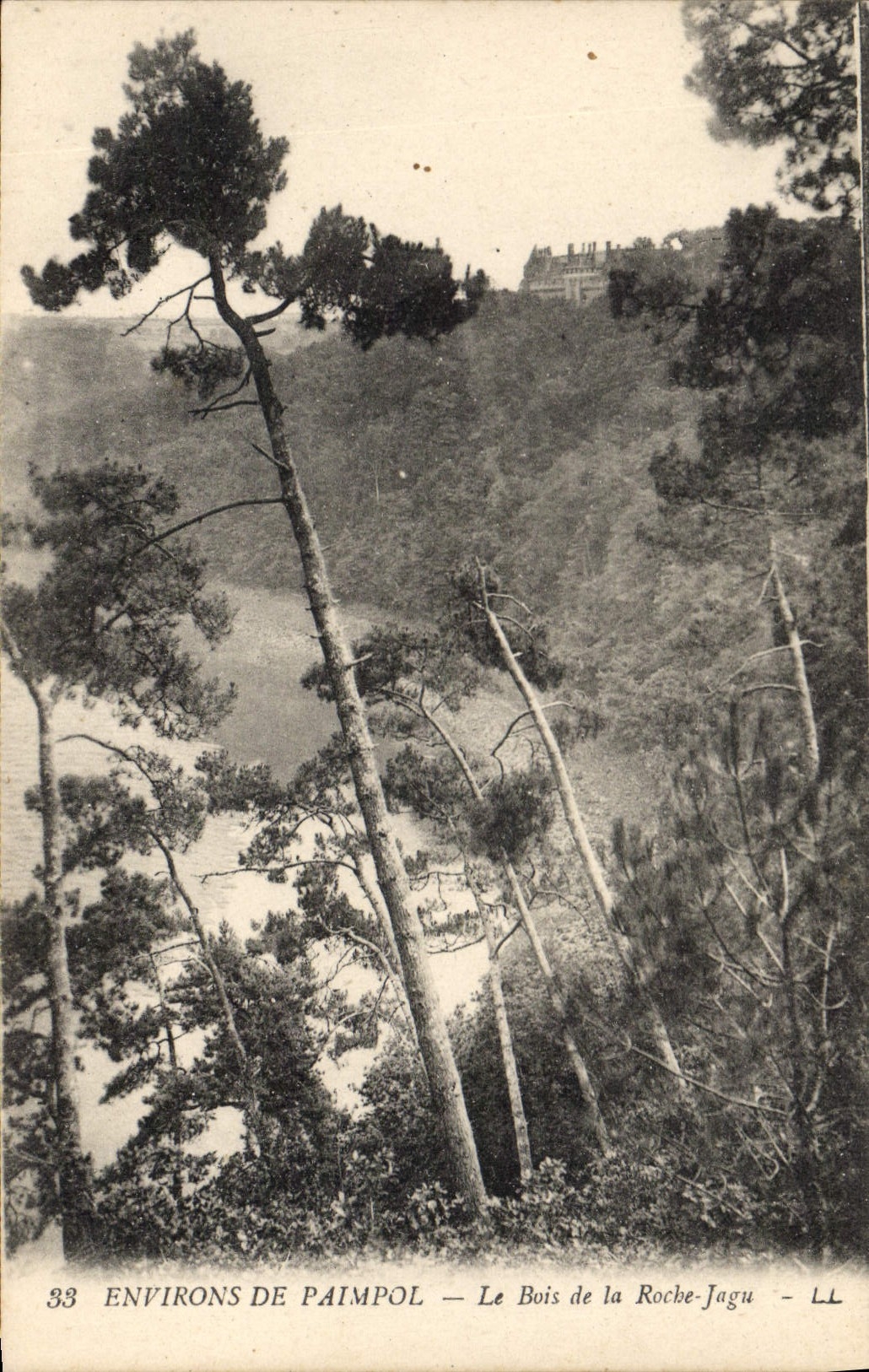 CPA Environs de Paimpol Le Bois de la Roche Jagu