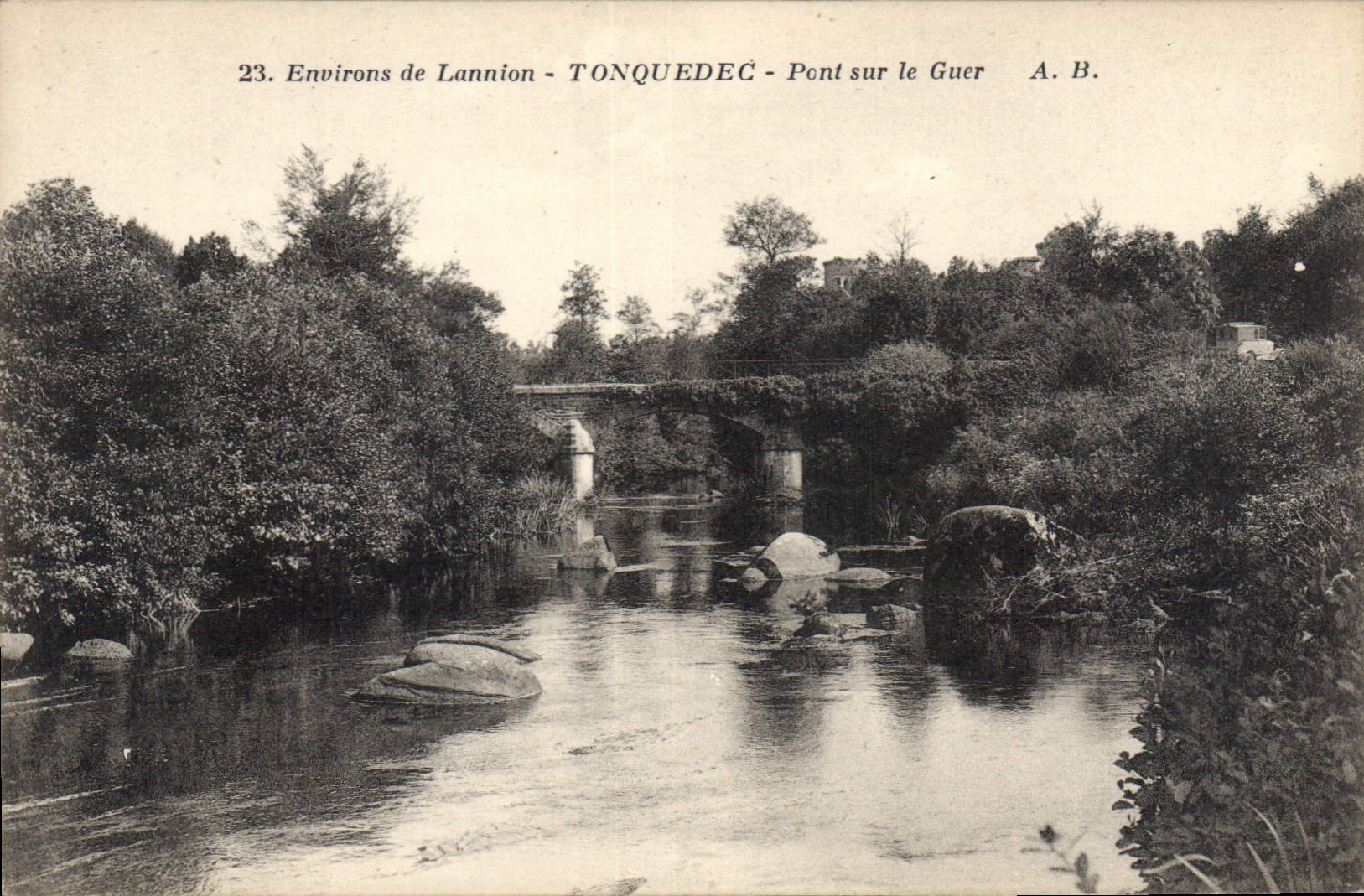 CPA Environs de Lannion Tonquedec Pont sur le Guer