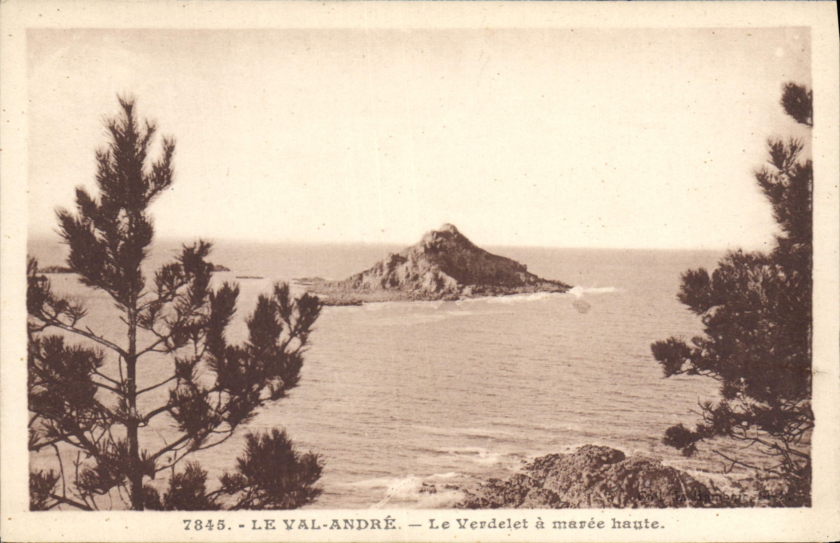 CPA La Val Andre Le Verdelet a Maree haute