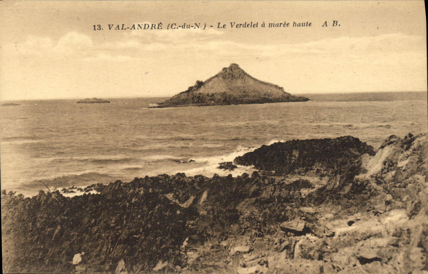 CPA La Val Andre Le Verdelet a Maree haute