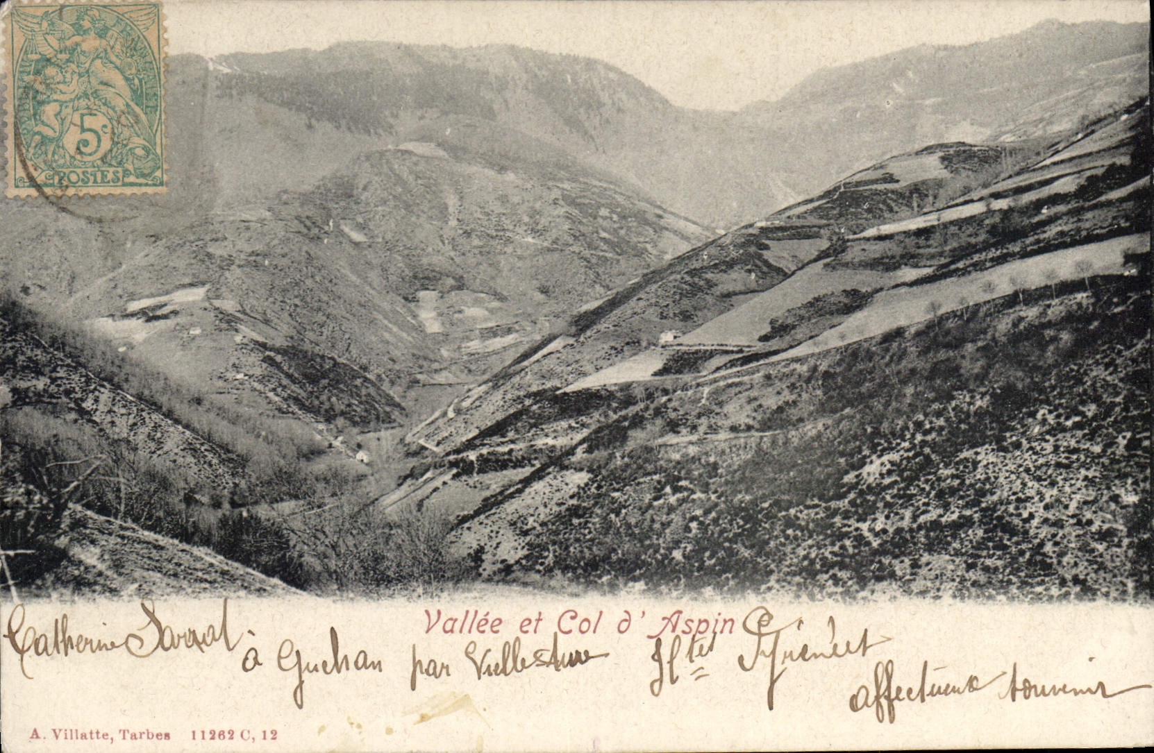 CPA Vallee et Col d'Aspin