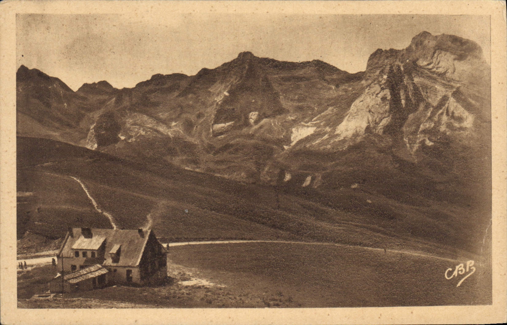 CPA Aubisque Sommet du Col d'Aubisque et le Penemeda