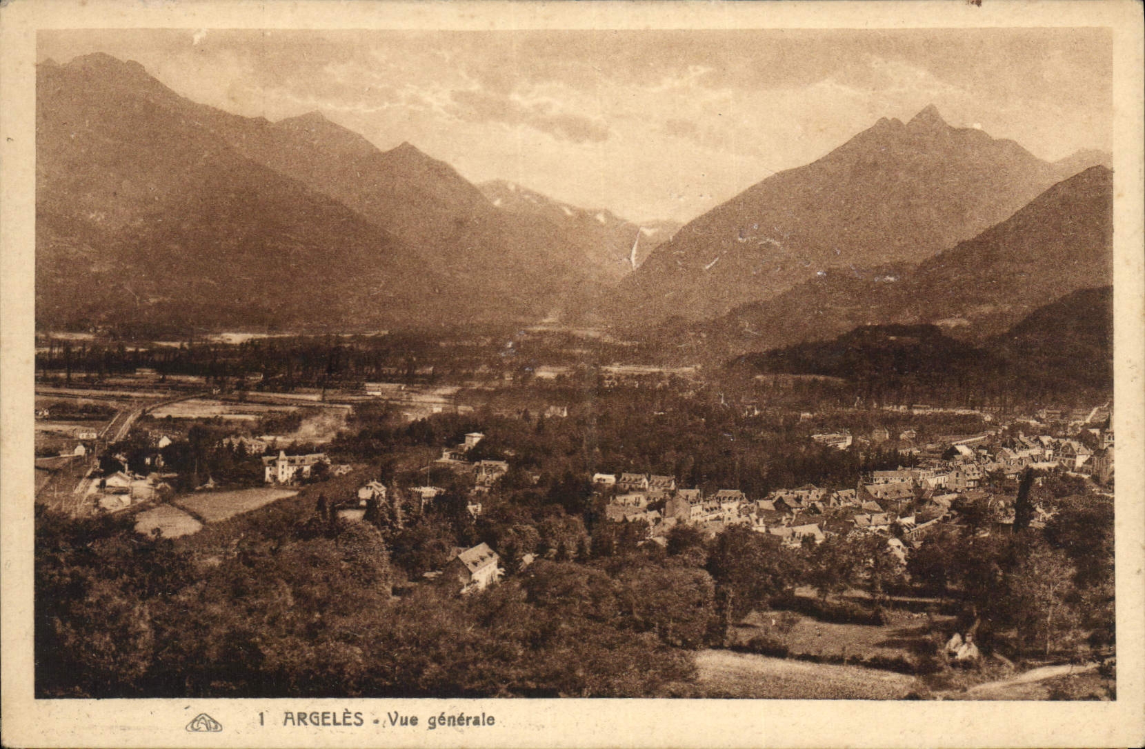 CPA Argeles Vue generale