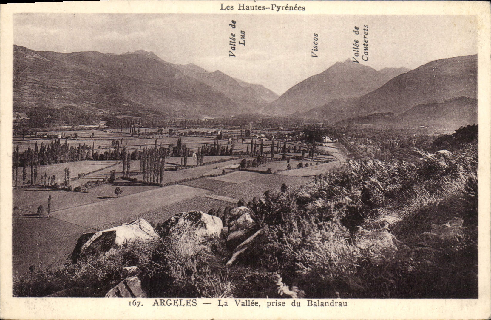 CPA Les Hautes Pyrenees Argeles La Vallee prise du Balandrau