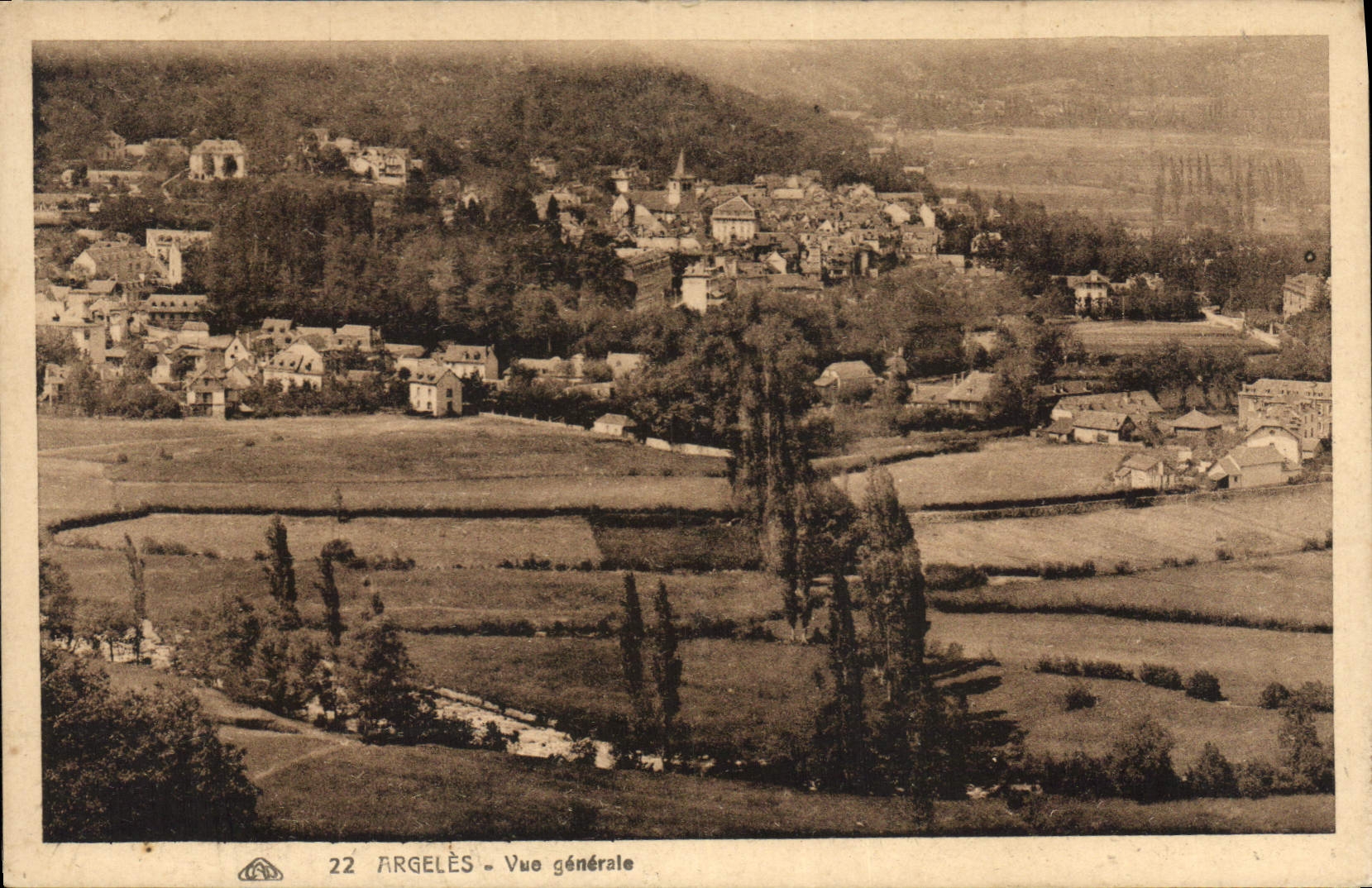 CPA Argeles Vue generale