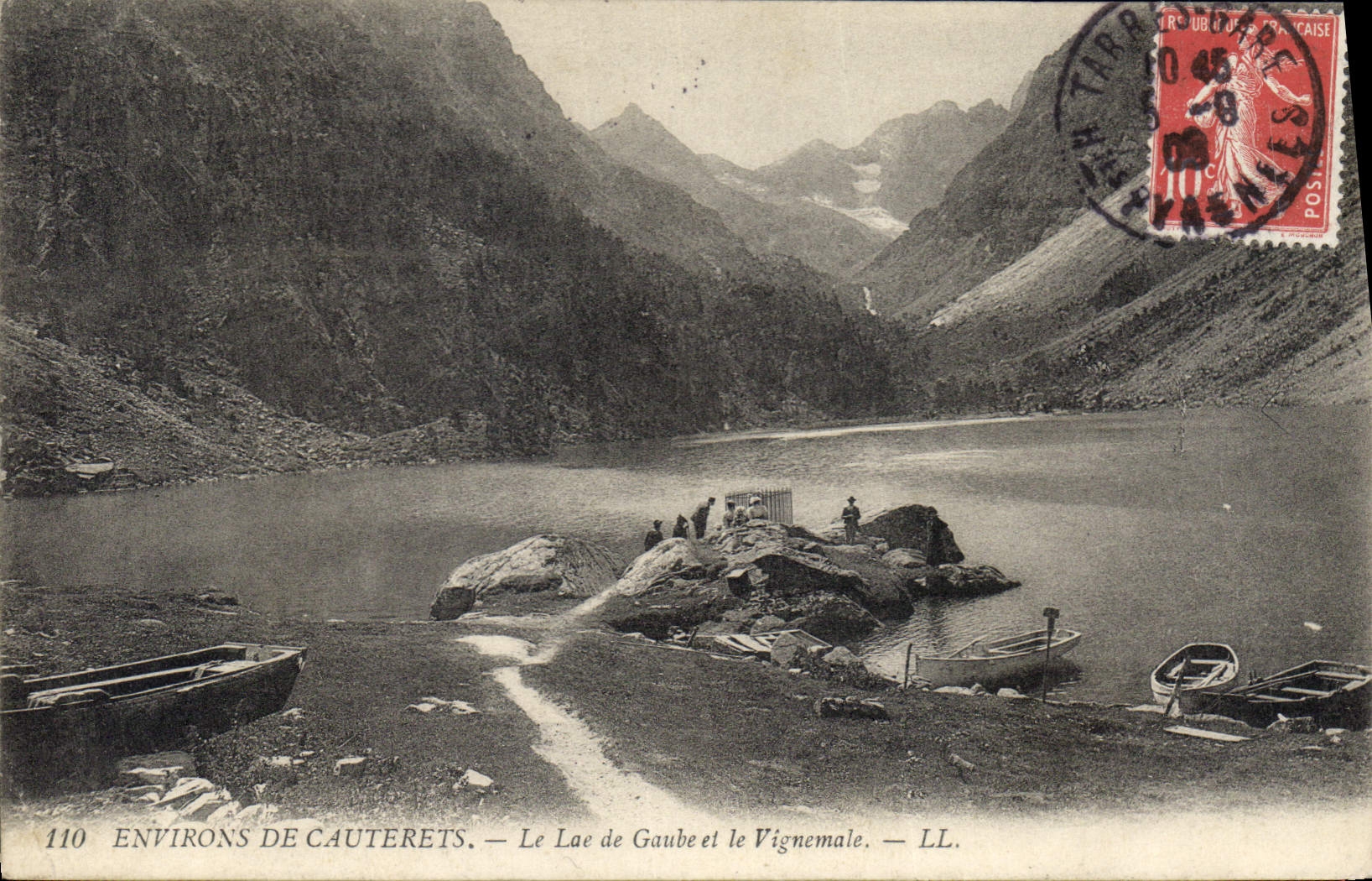 CPA Environs de Cauteret Lac de Gaube le Vignemale