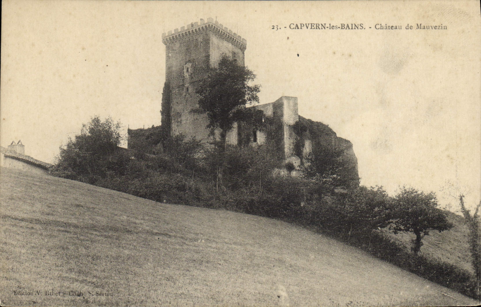 CPA Capvern les Bains Chateau de Mauvezin