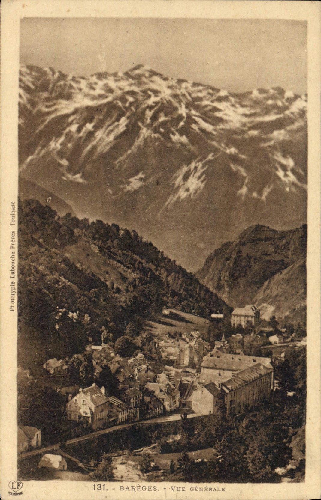 CPA Bareges Vue generale