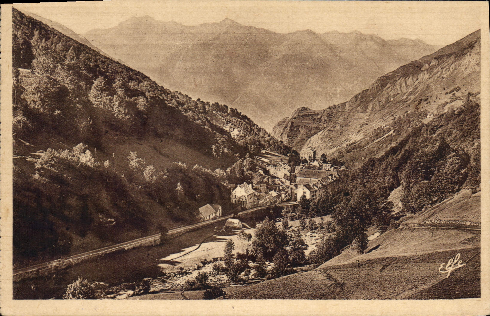 CPA Bareges Vue generale