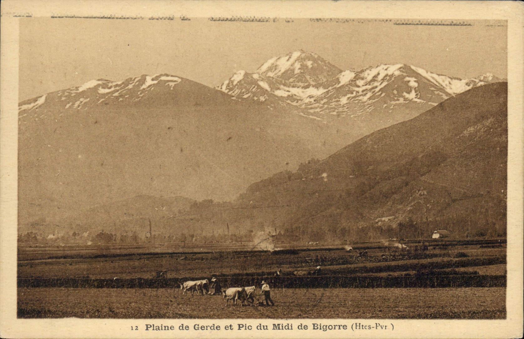 CPA Plaine de Gerde et Pic du Midi de Bigorre (Htes Pyr)