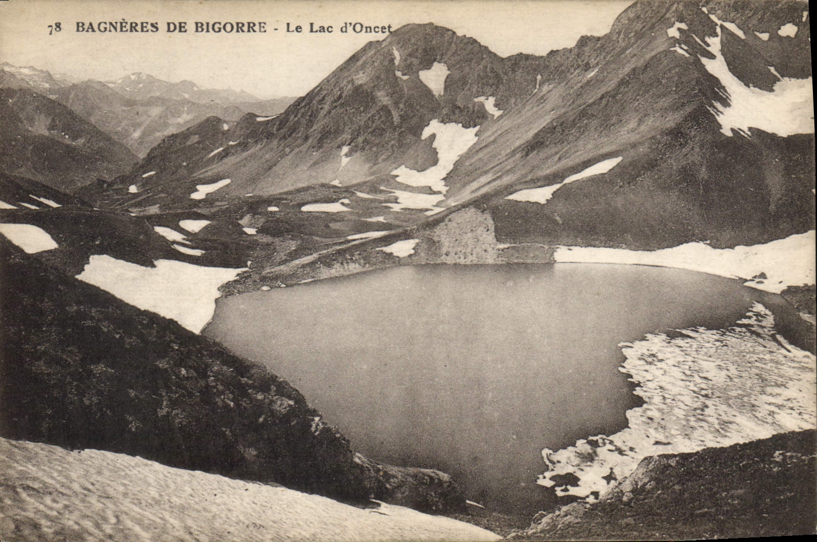 CPA Bagnerres de Bigorre Le Lac d'Oncet