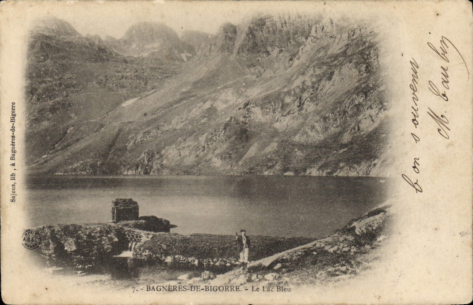 CPA Bagnerres de Bigorre Le Lac Bleu