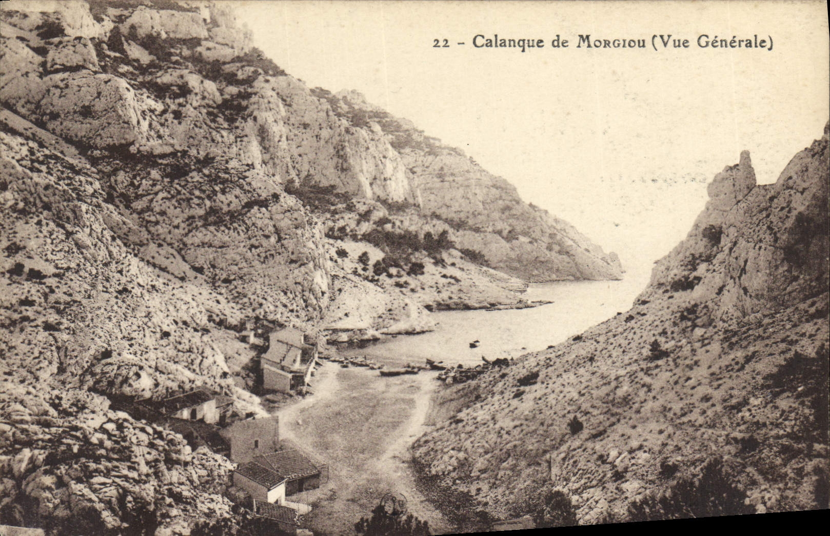 CPA Calanque de Morgiou (Vue generale)