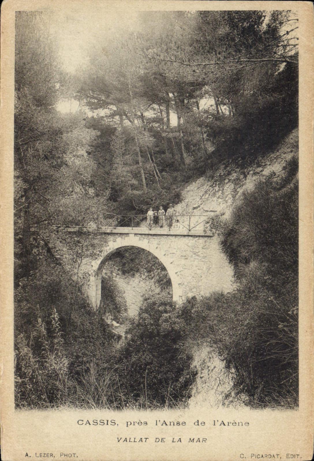 CPA Cassis Pres de l'Anse de l'Arene Vallat de la Mar