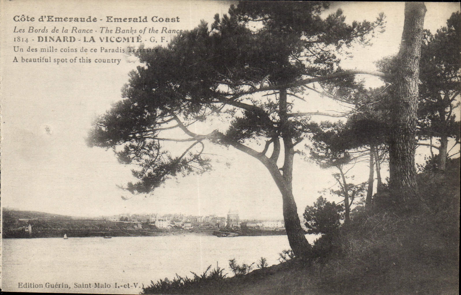 CPA  Dinard La Vicomte Les Bords de la Rance Cote d'Emerald