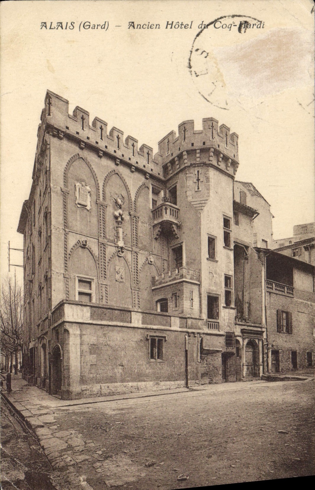 CPA Alais (Gard) Ancien Hotel du Coq Hardi