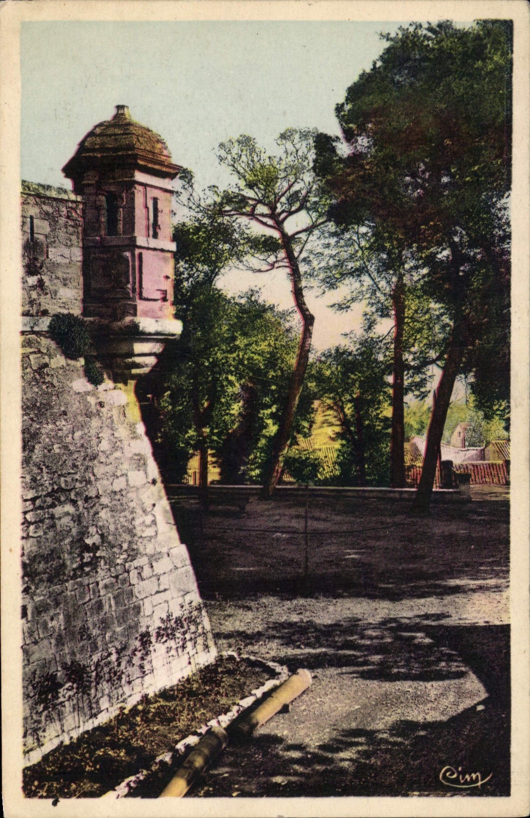 CPA Ales (Gard) Un Coin de Bosquet et Fort Vaubain