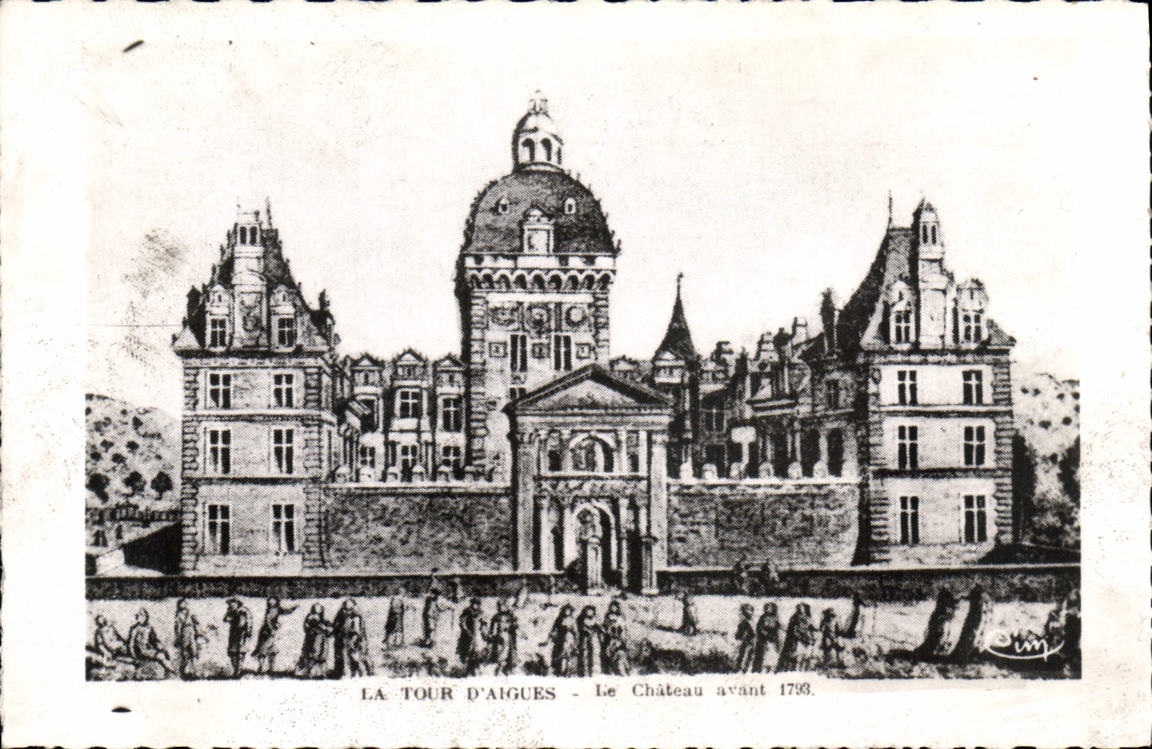 CPA La Tour d'Aigues (Vaucluse) Le Chateau avant 1793