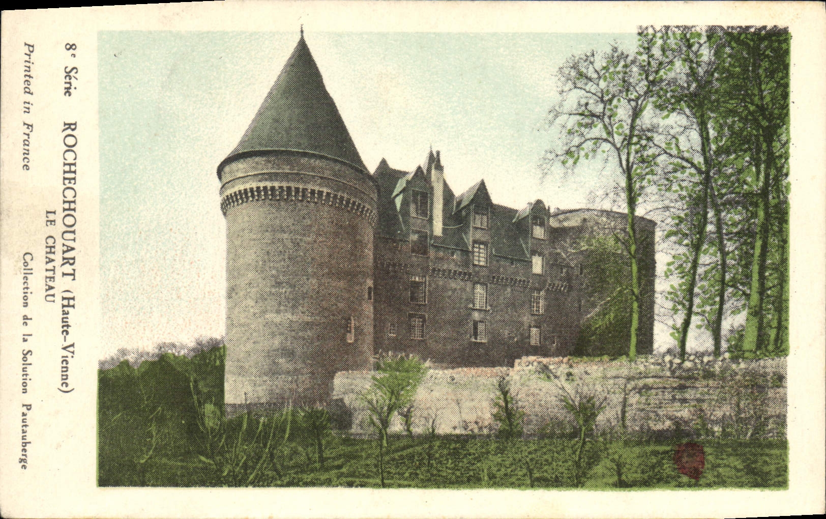 CPA Rochechouart (Haute Vienne) Le Chateau