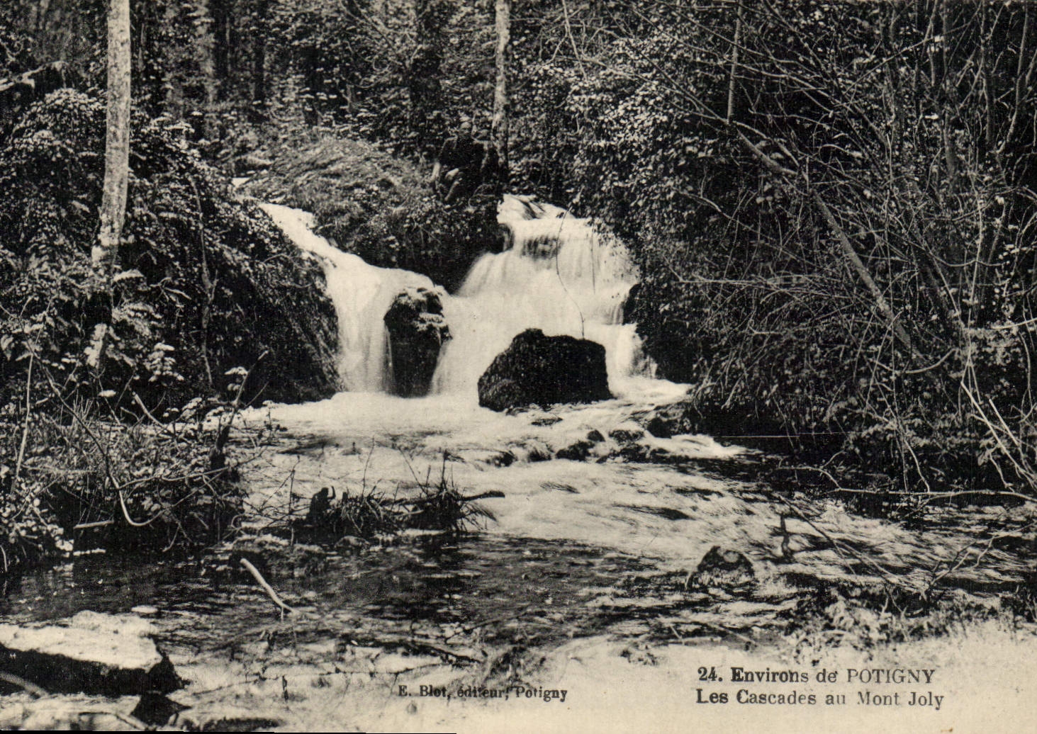 CPA Environs de Potigny Les Cascades au Mont Joly